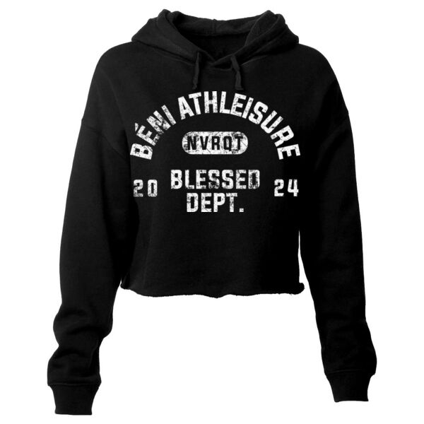 PHYS ED NVRQT - WOMEN'S CROP HOODIE Thumbnail
